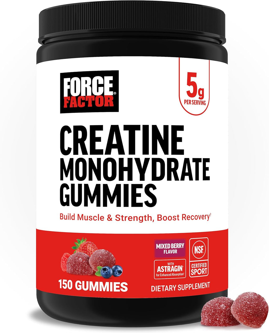 GainsPlus Creatine Gummies Daily Boost Delicious, on-the-go creatine to boost strength, speed recovery, and sharpen focus for workouts