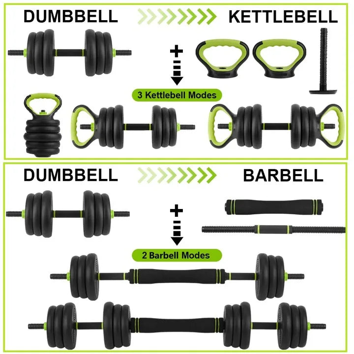 PowerFit Adjustable Dumbbell Home Set