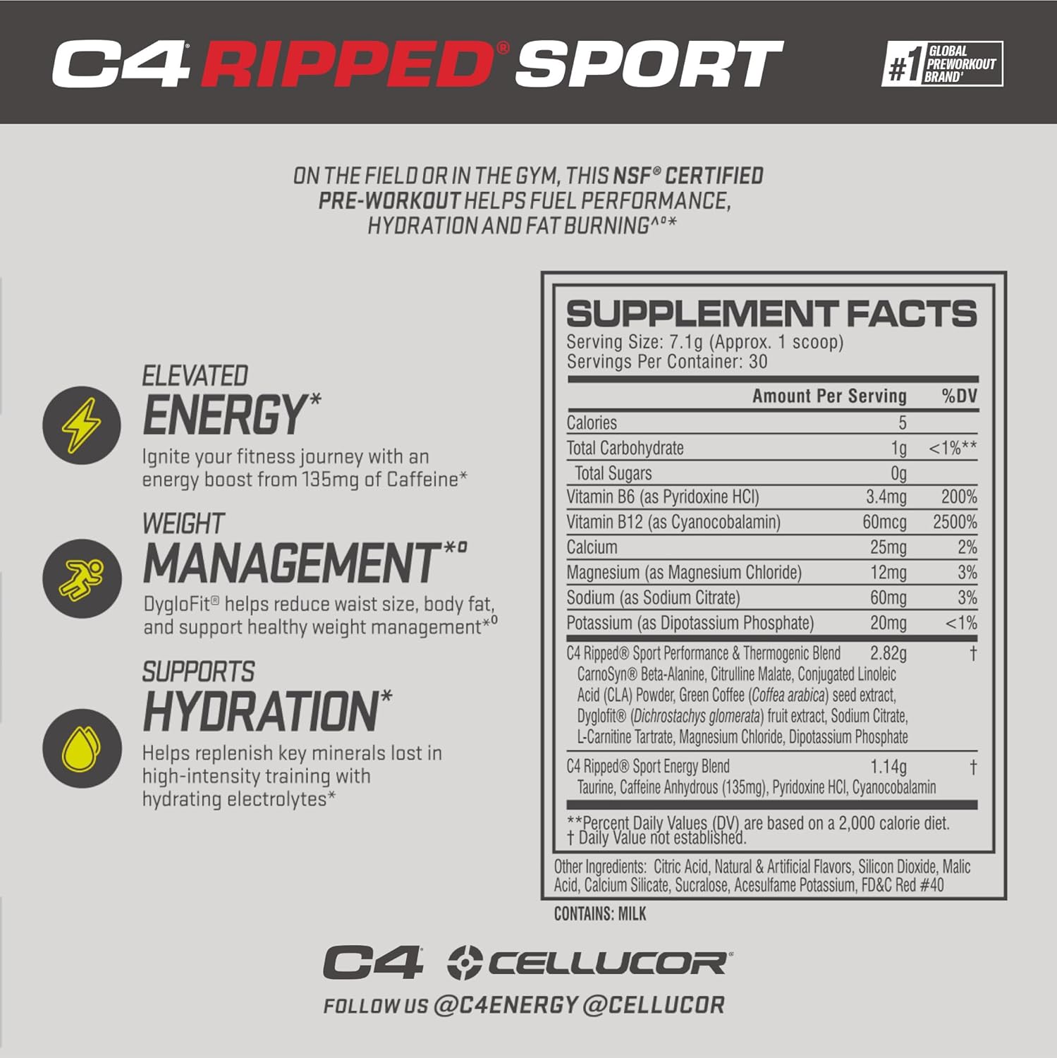 Ripped Performance Fruit Punch Preworkout